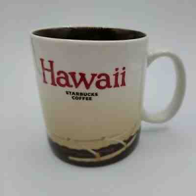 Starbucks HAWAII Coffee Mug Cup City Collector Series 2010 Brown Red 16fl oz EUC - Sold on eBay Nov 06, 2021 for $17.00
