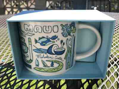 Starbucks Coffee Been There Series Mug MAUI Hawaii Cup 14 oz NIB - Sold on eBay Nov 16, 2021 for $17.00