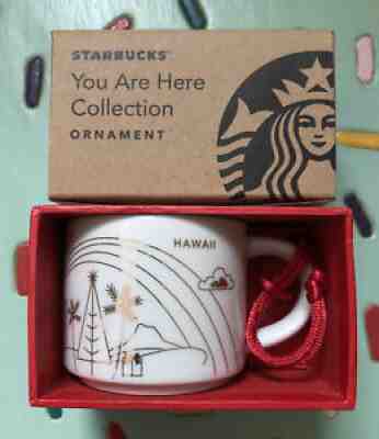 STARBUCKS - HAWAII â??You Are Hereâ? Collection Mini Cup Ornament 2014 - 2oz. - Sold on eBay Nov 04, 2021 for $16.95