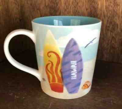 STARBUCKS - 2010 HAWAII Coffee Tea Mug Surfboard Beach Scene - Sold on eBay Sep 18, 2021 for $15.99