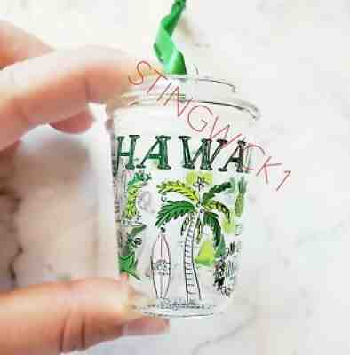 Starbucks Ornament 2020 Christmas Gift glass mini cup HAWAII BEEN THERE SERIES - Sold on eBay Oct 24, 2021 for $15.99