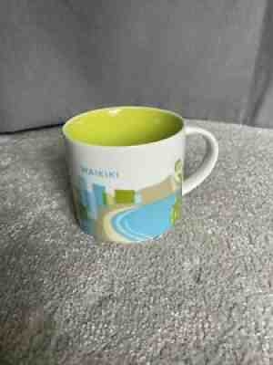 Starbucks Coffee You Are Here WAIKIKI Hawaii Mug Cup 14 oz 2014 Hawaii Retired - Sold on eBay Sep 04, 2021 for $15.00