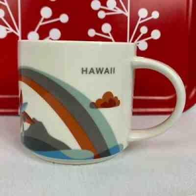 Starbucks Hawaii state coffee mug You Are Here 14oz 2013 skyline collector cup - Sold on eBay Oct 14, 2021 for $15.00