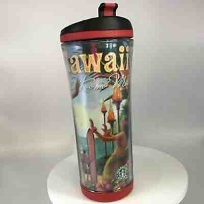 2008 Starbucks Coffee Hawaii E Komo Mai Hula Girl 16 oz Travel Tumbler Cup W Lid - Sold on eBay Nov 04, 2021 for $14.99