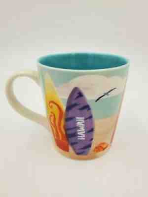 2010 Starbucks Mug Hawaii Beach Surfboards Coffee Tea Sharks Fish Clouds Ocean - Sold on eBay Nov 04, 2021 for $14.99