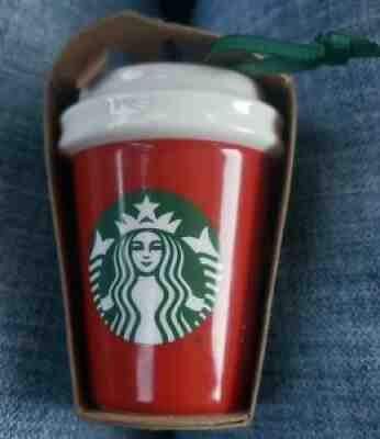 NEW Starbucks 2016 HAWAII Red State Outline Tumbler Christmas Ornament - Sold on eBay Nov 15, 2021 for $14.99