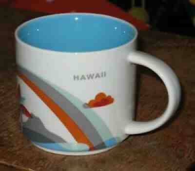 Starbucks "YOU ARE HERE" Hawaii 2015 14 oz Mug Coffee Cup - Sold on eBay Oct 21, 2021 for $14.95