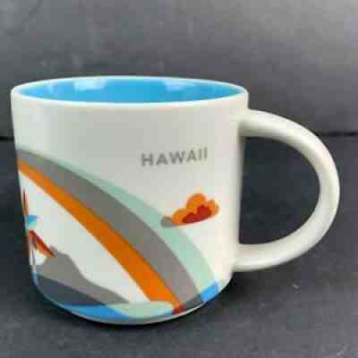 Starbucks You Are Here Hawaii 2016 Mug City YAH Collection Waikiki Diamond Head - Sold on eBay Aug 29, 2021 for $14.09