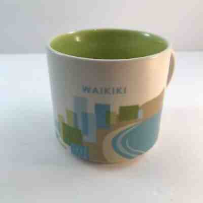 STARBUCKS WAIKIKI You Are Here Collector Series Mug Hawaii 14 oz Coffee Cup 2015 - Sold on eBay Oct 25, 2021 for $12.98