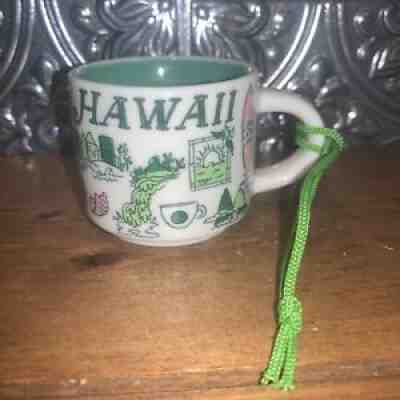  ??2oz  ORNAMENT Starbucks HAWAII BEEN THERE SERIES  Demitasse Espresso Mini Cup Mug - Sold on eBay Oct 18, 2021 for $11.00