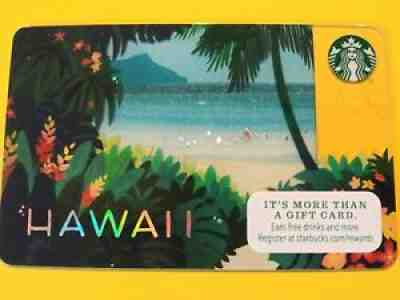 Starbucks gift card 2014 "HAWAII" A REAL BEAUTY VHTFð??¥GREAT PRICE~MINT~ NO VALUE - Sold on eBay Sep 12, 2021 for $10.95