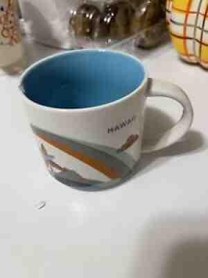 Starbucks You Are Here Collection Hawaii 14oz Coffee Mug Cup 2013 CHIPPED - Sold on eBay Nov 01, 2021 for $10.95