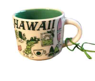  ??2oz  ORNAMENT Starbucks HAWAII BEEN THERE SERIES  Demitasse Espresso Mini Cup Mug - Sold on eBay Oct 23, 2021 for $10.79