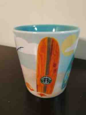 Starbucks Hawaii 2010 Coffee / Tea Cup Mug Beach Surfboards 10oz Size - Sold on eBay Nov 14, 2021 for $10.00