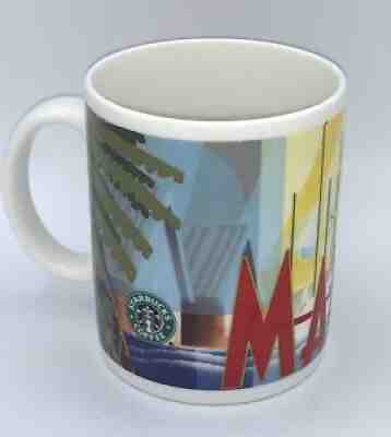 2001 Vtg Maui Hawaii Starbucks Postage Stamp Series Ship Palm Tree Yellow Red - Sold on eBay Oct 11, 2021 for $9.00