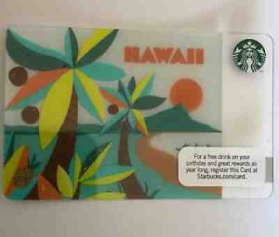 NEW MINT Starbucks Card 2010 HAWAII Diamond Head Sunrise Limited - Sold on eBay Nov 18, 2021 for $8.50