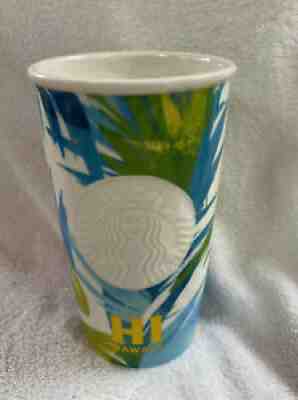 Starbucks 2016 Dot Collection Hawaii Limited Ceramic Travel Tumbler / Mug NO LID - Sold on eBay Sep 07, 2021 for $8.49