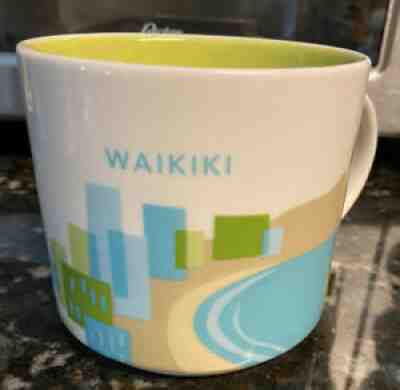 Starbucks Waikiki Hawaii Coffee Cup Mug 2015 You Are Here Collection YAH Tea - Sold on eBay Nov 05, 2021 for $7.99