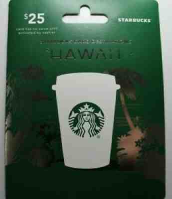 Starbucks Card 6108 - Hawaii 2014 Hanger - Sold on eBay Sep 04, 2021 for $7.91
