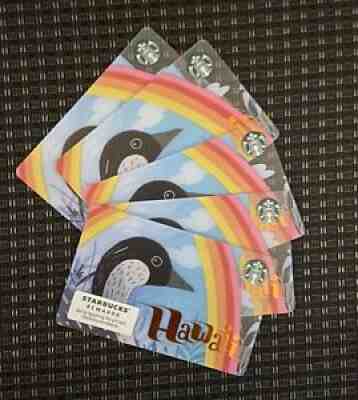 Lot of 5 Starbucks HAWAII cardsÂ  2019 NEW NEVER SWIPED - Sold on eBay Sep 29, 2021 for $5.99
