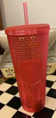 STARBUCKS 2019 Hot Pink Studded Bling Iridescent Cold Cup Tumbler 24 oz NWT - Sold on eBay Sep 28, 2021 for $52.50