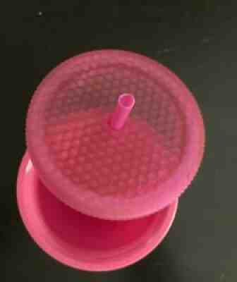 New Starbucks Neon Hot Pink Studded Tumbler Fall 2021 24oz Cold Cup - Sold on eBay Oct 14, 2021 for $40.00