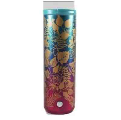 NWT Starbucks Fall 2020 blue/ pink OmbrÃ© Rose hot cup Coffee Tumbler - Sold on eBay Nov 08, 2021 for $35.99