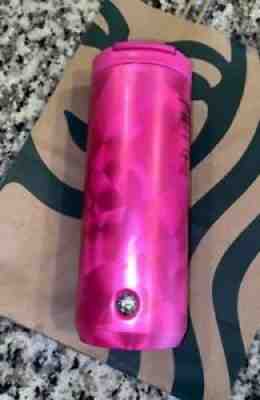Starbucks 2021 Christmas Holiday Hot Pink 16 Oz Cold Cup Tumbler With Sip Lid - Sold on eBay Nov 13, 2021 for $31.00