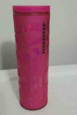 Starbucks 2021 Christmas Holiday Hot Pink 16 Oz Cold Cup Tumbler With Sip Lid - Sold on eBay Nov 16, 2021 for $31.00