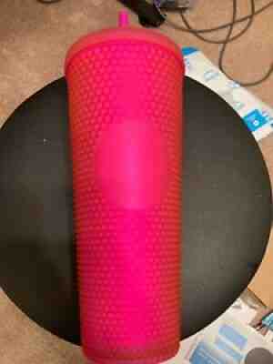 Starbucks Hot Pink Studded Tumbler Cup (2019 Holiday) - Sold on eBay Nov 15, 2021 for $27.76