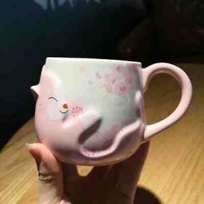 2021 Hot Limited Starbucks Sakura Cat Pink Cherry Blossom Coffee Mugs Cups 355ml - Sold on eBay Oct 29, 2021 for $27.69