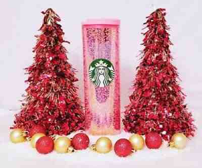 Starbucks Holiday 2020 16oz NWOT Pink Bubble Hot Cold Tumbler Cup - Sold on eBay Sep 24, 2021 for $18.00