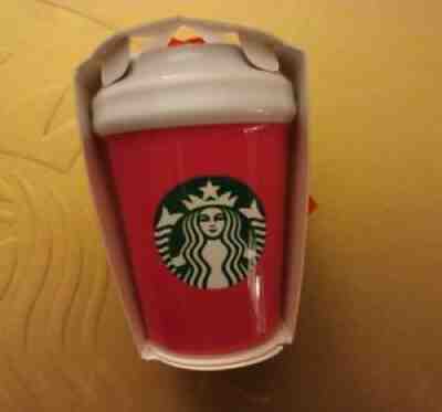 2021 STARBUCKS COLD CUP ORNAMENT "Hot Pink" - Sold on eBay Nov 15, 2021 for $17.50