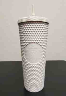 BRAND NEW STARBUCKS WHITE MATTE STUDDED TUMBLER VENTI 24oz INDONESIA RELEASE - Sold on eBay Oct 12, 2021 for $110.00