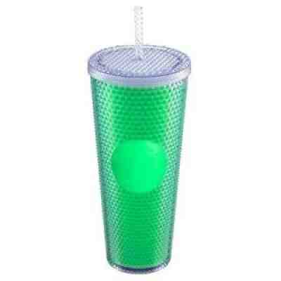 Starbucks Taiwan 2021 Glow in the dark studded straw cold cup 24Oz GIDT - Sold on eBay Nov 17, 2021 for $48.99