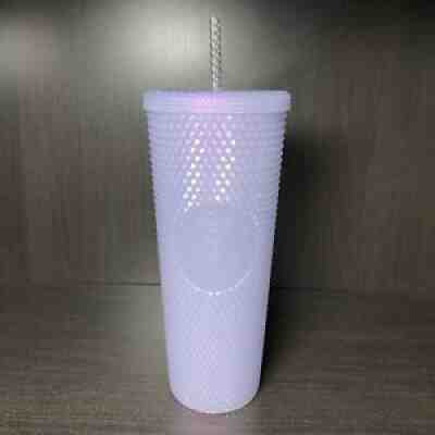Starbucks 2021 Holiday Icy lilac Bling Studded Cold Cup Tumbler 24oz - Sold on eBay Nov 05, 2021 for $47.50