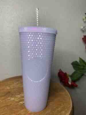 Starbucks 2021 Winter Holiday Icy lilac Bling Studded Cup Tumbler 24 Oz Venti - Sold on eBay Nov 13, 2021 for $46.00