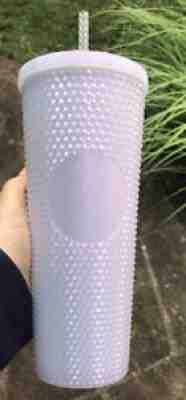 Starbucks 2021 Winter Holiday Icy lilac Bling Studded Cold Cup Tumbler 24oz New - Sold on eBay Nov 17, 2021 for $46.00