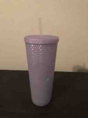 Starbucks 2021 Winter Holiday Icy lilac Bling Studded Cold Cup Tumbler 24oz - Sold on eBay Nov 08, 2021 for $45.99