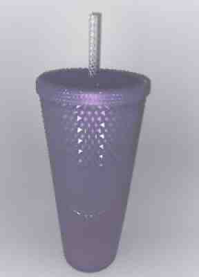 Starbucks Christmas Holiday Icy Lilac White 24oz Venti Studded Tumbler 2021 - Sold on eBay Nov 18, 2021 for $39.99
