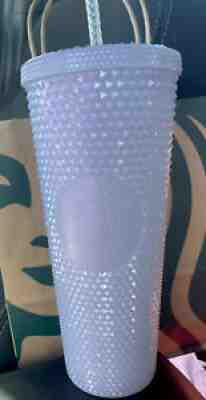 Starbucks New 2021 Holiday Icy White Studded Tumbler Cold Cup 24oz Christmas - Sold on eBay Nov 13, 2021 for $39.00