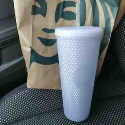 Starbucks 2021 Winter Holiday Icy Bling Studded White Cup Tumbler Venti - Sold on eBay Nov 04, 2021 for $38.88