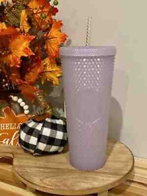 Starbucks Holiday 2021 Cold Cup Tumbler Icy White Lilac Studded Venti 20oz NWT - Sold on eBay Nov 16, 2021 for $38.00