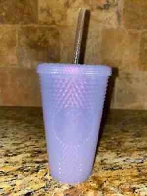 New Starbucks 2021 Studded Winter Holiday Icy Lilac Bling Cup Tumbler 16oz - Sold on eBay Nov 14, 2021 for $35.00
