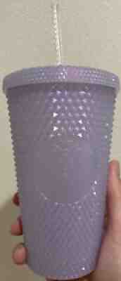Starbucks 2021 Winter Holiday Icy White Ice Studded Tumbler Grande 16oz IN HAND - Sold on eBay Nov 09, 2021 for $34.99