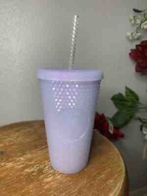 Starbucks 2021 Winter Holiday Icy lilac Bling Studded Cup Tumbler 16oz Grande - Sold on eBay Nov 11, 2021 for $34.85