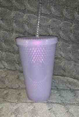 New Starbucks 2021 Holiday Christmas Icy Lilac Studded Tumbler Cold Cup 16oz - Sold on eBay Nov 10, 2021 for $33.00