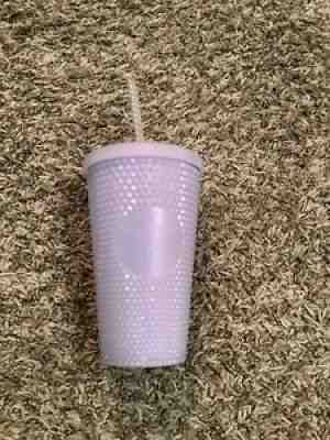 Starbucks 2021 Studded Winter Holiday Icy White Lilac Bling Cup Tumbler 16oz - Sold on eBay Nov 18, 2021 for $32.95