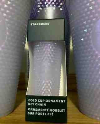 2021 Starbucks Keychain Ornament Icy White Studded Bling Tumbler Xmas Christmas - Sold on eBay Nov 13, 2021 for $29.99