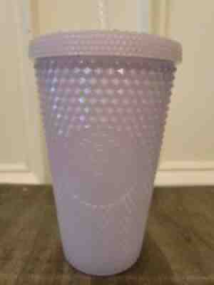â?Starbucks 2021 Studded Winter Holiday Icy White Lilac Bling Cup Tumbler 16oz.â? - Sold on eBay Nov 14, 2021 for $26.00